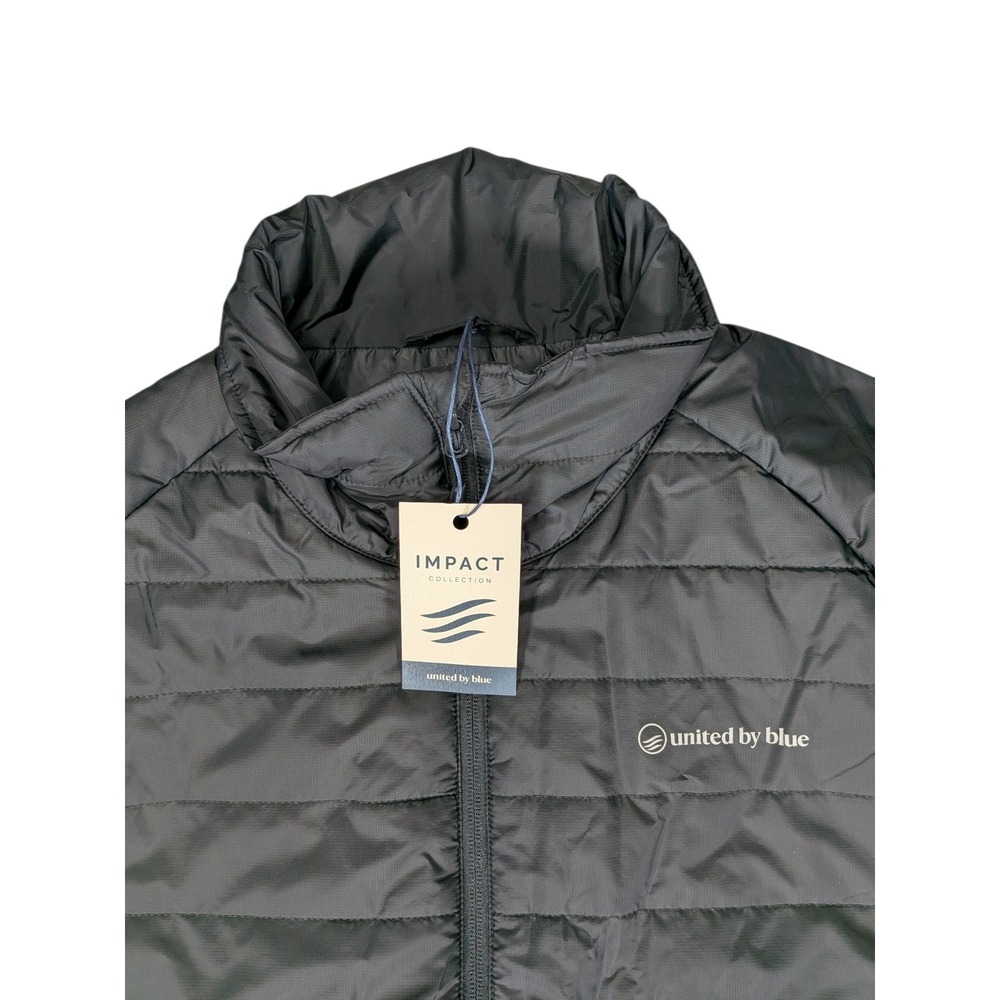 United By Blue Mens BisonShield Insulated Puffer Jacket Gray Large NWT - Picture 3 of 7